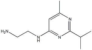 N-(2-aminoethyl)-N-(2-isopropyl-6-methylpyrimidin-4-yl)amine Struktur