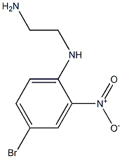 N-(2-aminoethyl)-N-(4-bromo-2-nitrophenyl)amine Struktur