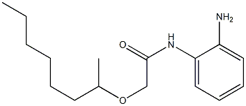 N-(2-aminophenyl)-2-(octan-2-yloxy)acetamide Struktur