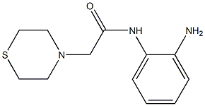 N-(2-aminophenyl)-2-(thiomorpholin-4-yl)acetamide Struktur