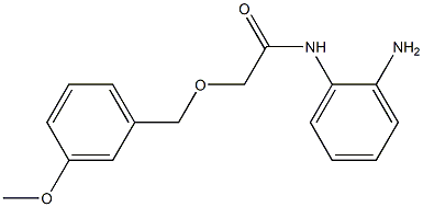 N-(2-aminophenyl)-2-[(3-methoxybenzyl)oxy]acetamide Struktur