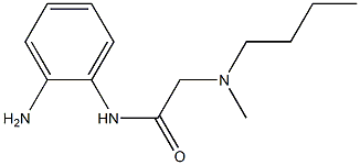 N-(2-aminophenyl)-2-[butyl(methyl)amino]acetamide Struktur