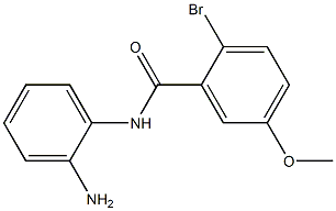 N-(2-aminophenyl)-2-bromo-5-methoxybenzamide Struktur