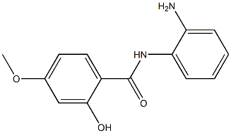 N-(2-aminophenyl)-2-hydroxy-4-methoxybenzamide Struktur