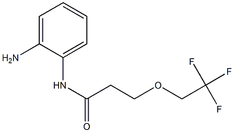 N-(2-aminophenyl)-3-(2,2,2-trifluoroethoxy)propanamide Struktur