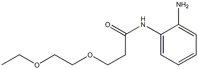 N-(2-aminophenyl)-3-(2-ethoxyethoxy)propanamide Struktur