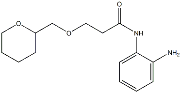 N-(2-aminophenyl)-3-(oxan-2-ylmethoxy)propanamide Struktur