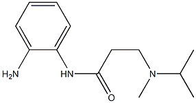 N-(2-aminophenyl)-3-[isopropyl(methyl)amino]propanamide Struktur