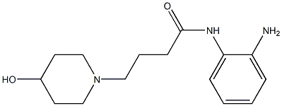 N-(2-aminophenyl)-4-(4-hydroxypiperidin-1-yl)butanamide Struktur