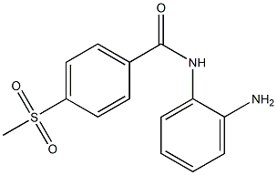 N-(2-aminophenyl)-4-(methylsulfonyl)benzamide Struktur