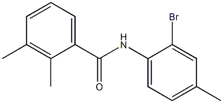 N-(2-bromo-4-methylphenyl)-2,3-dimethylbenzamide Struktur