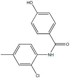 N-(2-chloro-4-methylphenyl)-4-hydroxybenzamide Struktur