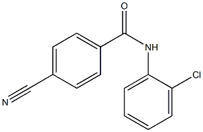 N-(2-chlorophenyl)-4-cyanobenzamide Struktur