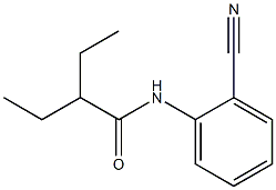 N-(2-cyanophenyl)-2-ethylbutanamide Struktur