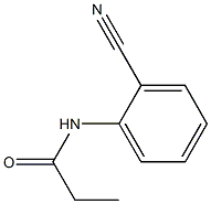 N-(2-cyanophenyl)propanamide Struktur