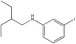 N-(2-ethylbutyl)-3-iodoaniline Struktur