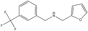 N-(2-furylmethyl)-N-[3-(trifluoromethyl)benzyl]amine Struktur