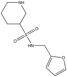 N-(2-furylmethyl)piperidine-3-sulfonamide Struktur