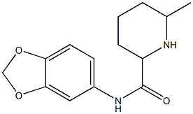 N-(2H-1,3-benzodioxol-5-yl)-6-methylpiperidine-2-carboxamide Struktur