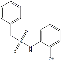 N-(2-hydroxyphenyl)-1-phenylmethanesulfonamide Struktur