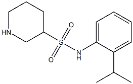 N-(2-isopropylphenyl)piperidine-3-sulfonamide Struktur