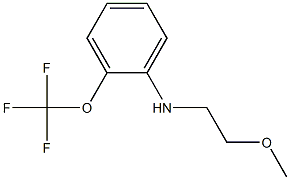 N-(2-methoxyethyl)-2-(trifluoromethoxy)aniline Struktur