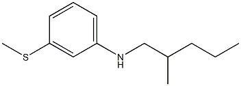 N-(2-methylpentyl)-3-(methylsulfanyl)aniline Struktur