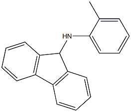 N-(2-methylphenyl)-9H-fluoren-9-amine Struktur