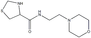 N-(2-morpholin-4-ylethyl)-1,3-thiazolidine-4-carboxamide Struktur