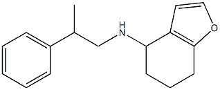 N-(2-phenylpropyl)-4,5,6,7-tetrahydro-1-benzofuran-4-amine Struktur