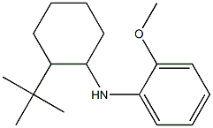 N-(2-tert-butylcyclohexyl)-2-methoxyaniline Struktur