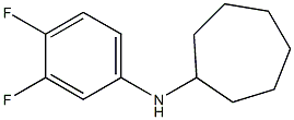 N-(3,4-difluorophenyl)cycloheptanamine Struktur