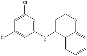 N-(3,5-dichlorophenyl)-3,4-dihydro-2H-1-benzothiopyran-4-amine Struktur