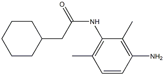 N-(3-amino-2,6-dimethylphenyl)-2-cyclohexylacetamide Struktur