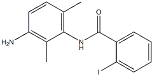 N-(3-amino-2,6-dimethylphenyl)-2-iodobenzamide Struktur