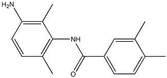 N-(3-amino-2,6-dimethylphenyl)-3,4-dimethylbenzamide Struktur