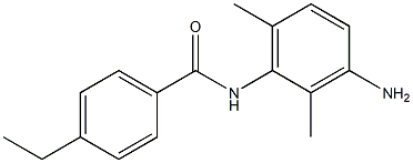 N-(3-amino-2,6-dimethylphenyl)-4-ethylbenzamide Struktur