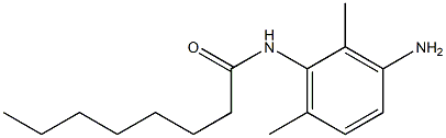 N-(3-amino-2,6-dimethylphenyl)octanamide Struktur