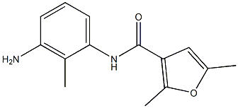 N-(3-amino-2-methylphenyl)-2,5-dimethyl-3-furamide Struktur