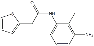 N-(3-amino-2-methylphenyl)-2-thien-2-ylacetamide Struktur