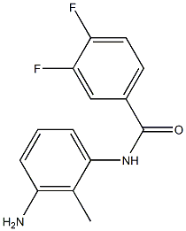 N-(3-amino-2-methylphenyl)-3,4-difluorobenzamide Struktur