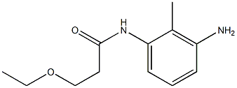 N-(3-amino-2-methylphenyl)-3-ethoxypropanamide Struktur