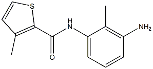 N-(3-amino-2-methylphenyl)-3-methylthiophene-2-carboxamide Struktur