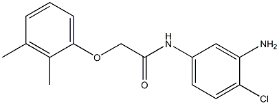 N-(3-amino-4-chlorophenyl)-2-(2,3-dimethylphenoxy)acetamide Struktur