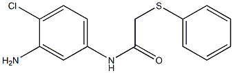 N-(3-amino-4-chlorophenyl)-2-(phenylsulfanyl)acetamide Struktur