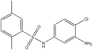 N-(3-amino-4-chlorophenyl)-2,5-dimethylbenzene-1-sulfonamide Struktur