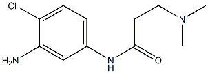 N-(3-amino-4-chlorophenyl)-3-(dimethylamino)propanamide Struktur