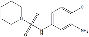 N-(3-amino-4-chlorophenyl)piperidine-1-sulfonamide Struktur