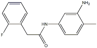 N-(3-amino-4-methylphenyl)-2-(2-fluorophenyl)acetamide Struktur