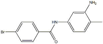 N-(3-amino-4-methylphenyl)-4-bromobenzamide Struktur